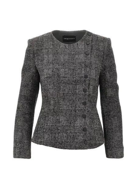 Sacou Emporio Armani în carouri gri
