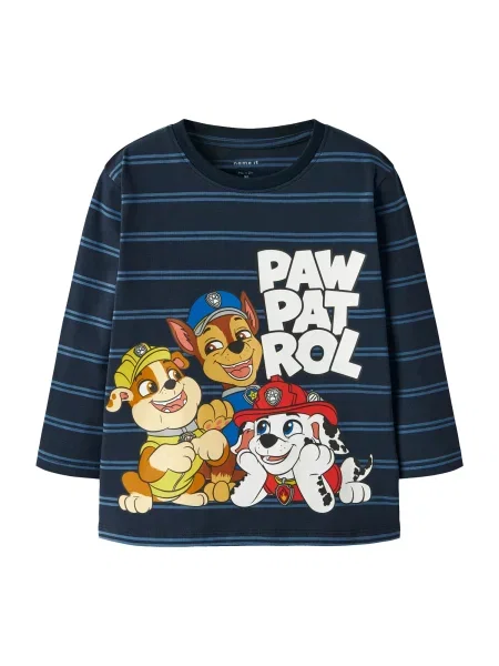 NAME IT Tricou NMMJOSHUE PAW bleumarin / galben / roșu alb