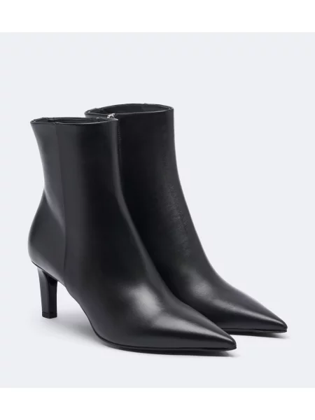 Cizme scurte Jimmy Choo din piele negru