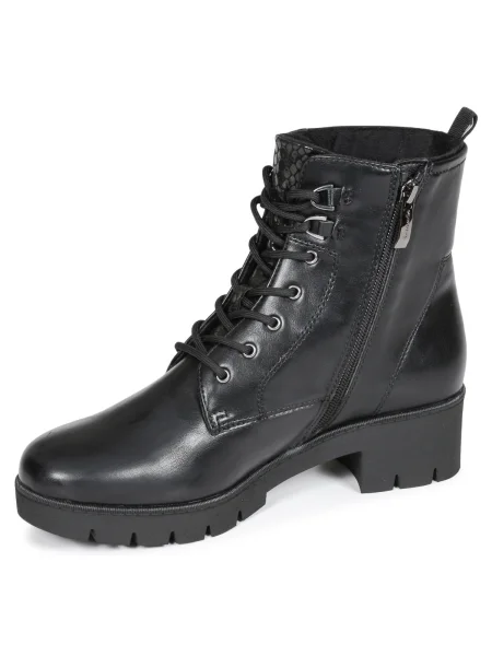 Pantofi Tamaris cu șireturi negru