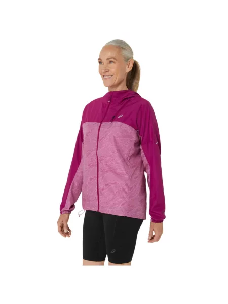 Wiatrówka Fujitrail Packable Windbreaker fioletowa
