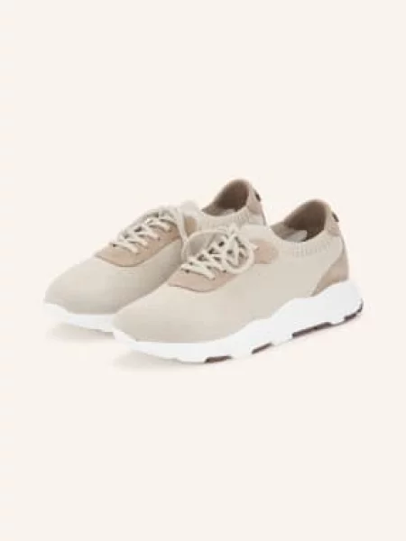 Peserico Sneakersy beige beżowe