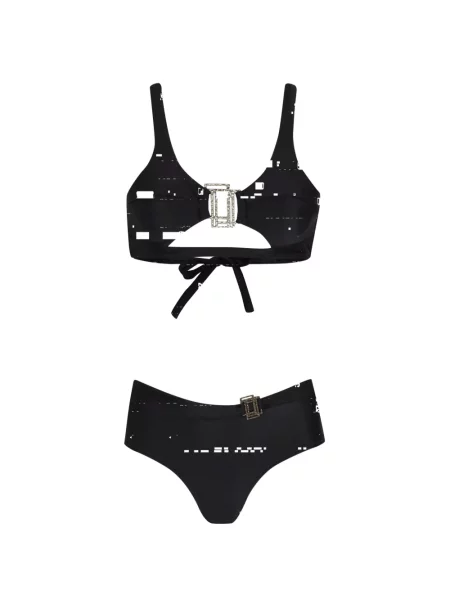 Bikini Amir Slama wiązany czarny