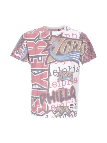 Koszulka Mitchell & Ness różowa