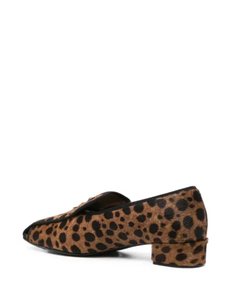 Pantofi loafer Herbert Levine cu imagine cu model leopard maro