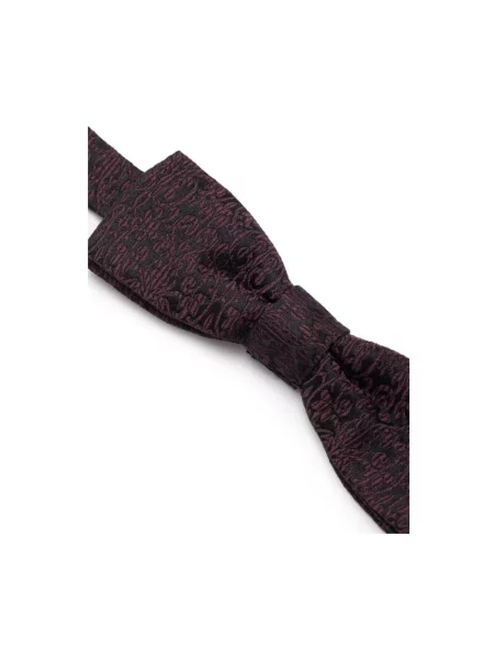 Satynowy krawat Dolce And Gabbana czarny