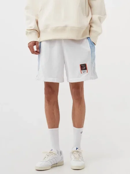 Pantaloni scurți de sport Reebok alb