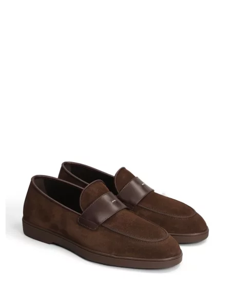 Szarvasbőr loafer Giuseppe Zanotti barna