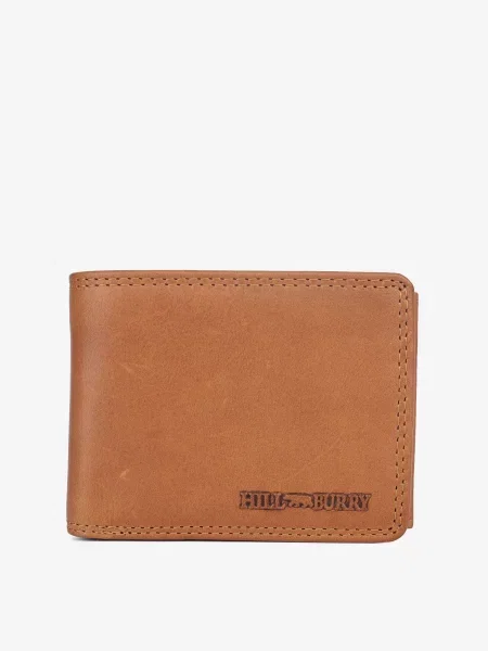 Кожаный кошелек Hill Burry коричневый