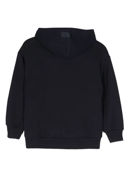 Bluza z kapturem dziecięca Il Gufo niebieska