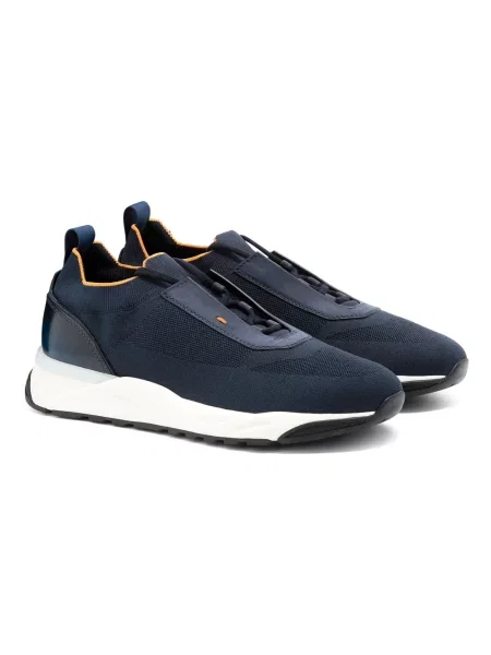 Sneakersy Santoni niebieskie