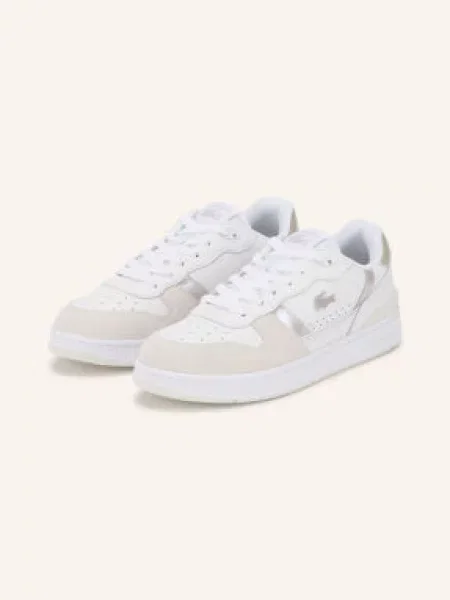 Lacoste Sneakersy T-Clip Set / stříbrná bílá