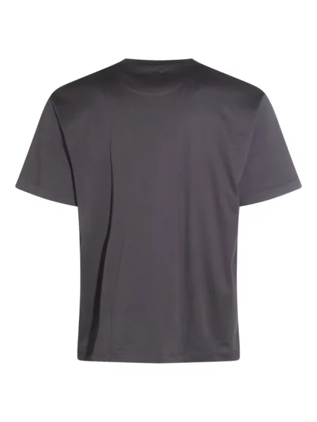 Tricou Eleventy cu decolteu rotund scurt gri