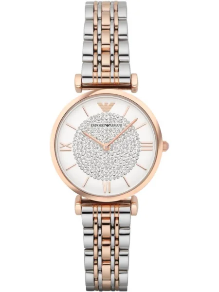 Emporio Armani Ceas analogic auriu / argintiu alb