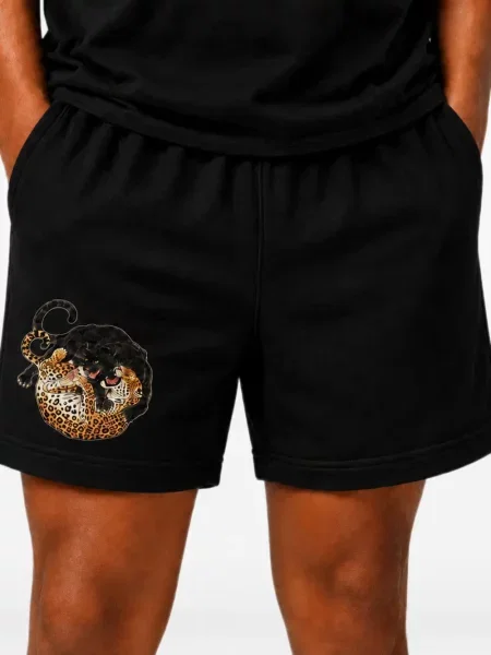 Pantaloni scurți Melt cu imagine negru