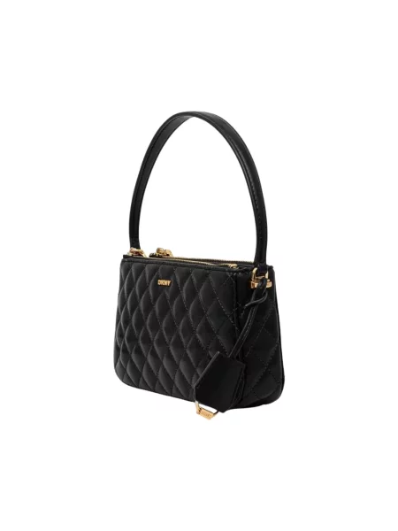 Torebka crossbody Dkny skórzana czarna