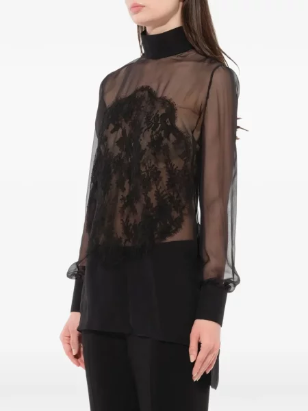 Bluză Givenchy din dantelă negru