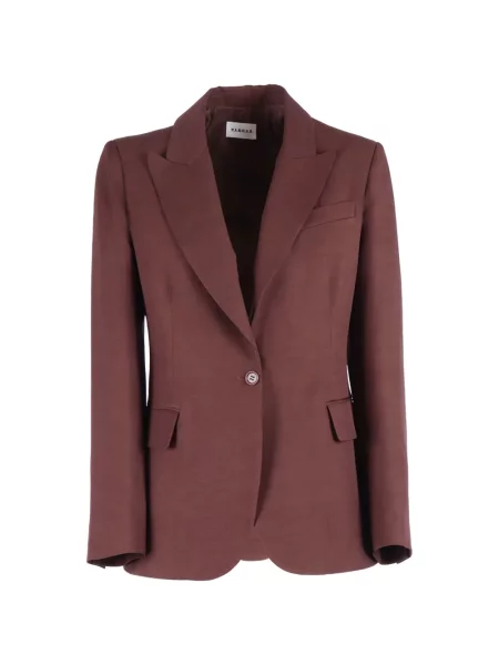 Geacă P.a.r.o.s.h. cu un singur rând de nasturi maro