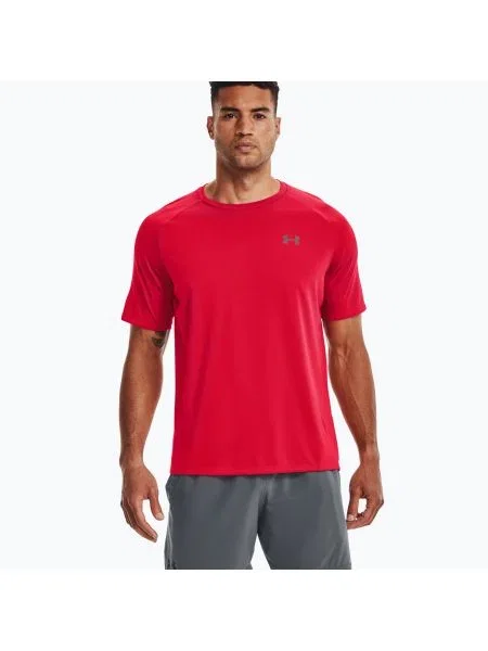 Tricou de antrenament pentru bărbați Under Armour Tech SS Tee roșu