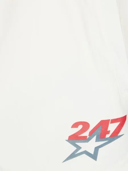 Pantaloni scurți Represent alb