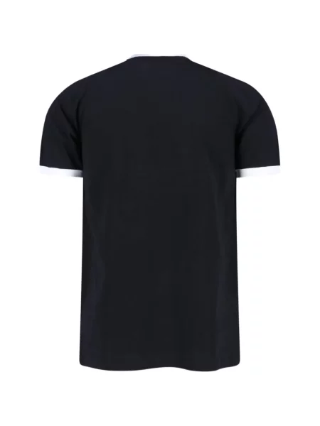 Tricou cu dungi Adidas din fleece cu glugă albastru