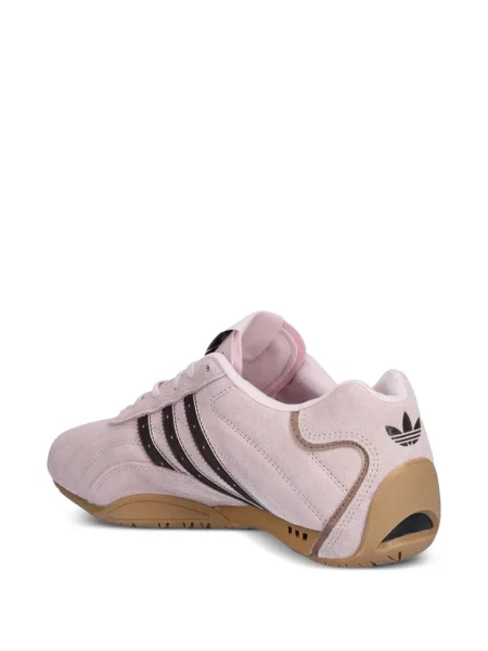 Ριγέ μισό φερμουάρ sneakers Adidas EQT σουέντ μαύρο