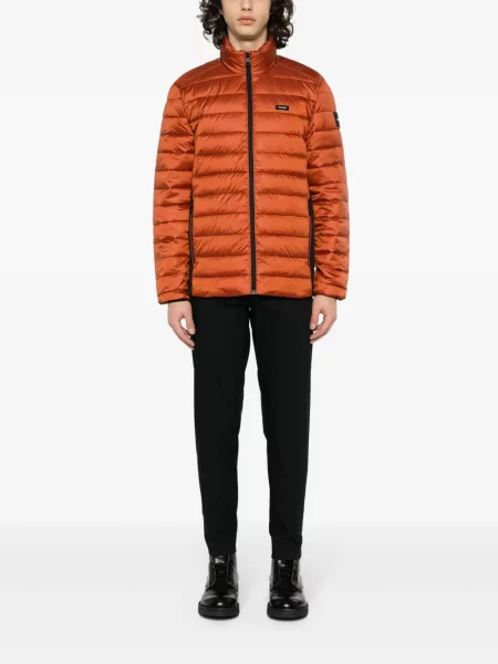 Zateplená bunda Calvin Klein hnědá
