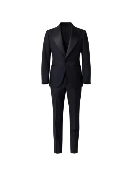 Costum Franzese Collection cu rever albastru