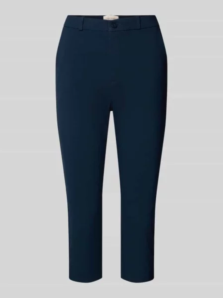 Spodnie capri z wpuszczanymi w stylu francuskim model ‘Solvej’ Free/quent