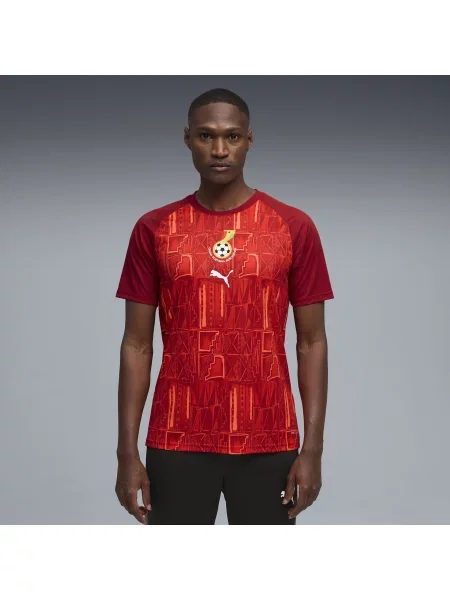 PUMA koszulka na rozgrzewkę Ghany Akcesoria S czerwony