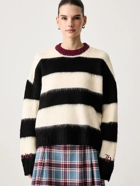 The Ragged Priest pulover pentru femei negru