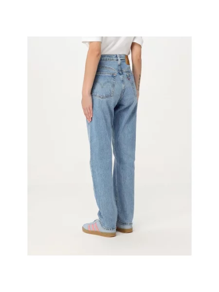 Jeansy straight leg Levi's 501 niebieskie