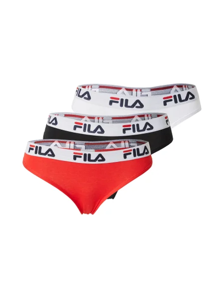 FILA Tanga roșu cranberry / negru alb