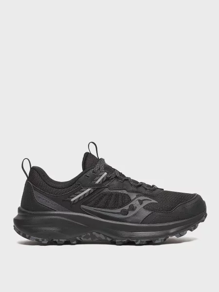 Широкие кроссовки для бега Saucony черные