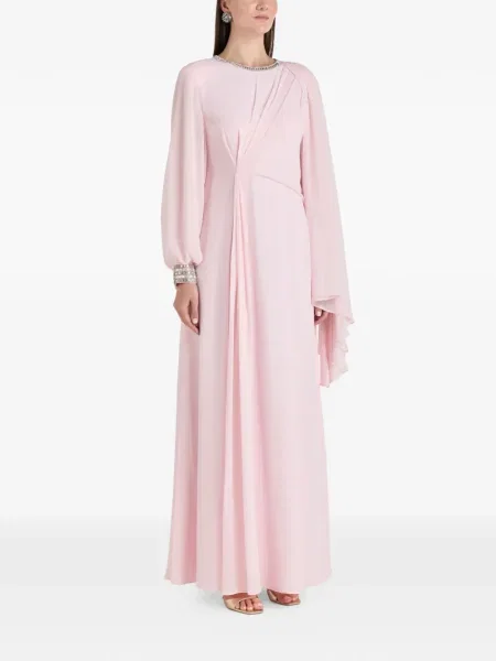Rochie maxi Copurs lungă de costum roz