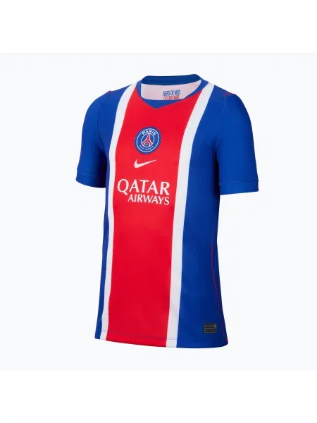 Футболка футбольна Nike Paris Saint-Germain Dri-Fit Stadium Home old royal/white/university red/white біла