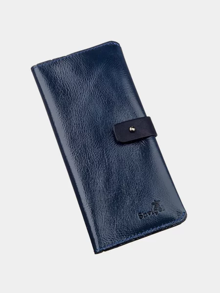 Кожаный кошелек Shvigel синий