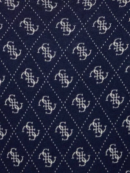 Свитер Guess с принтом синий