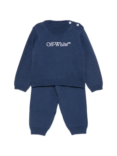 Spodnie dziecięce Off-white białe