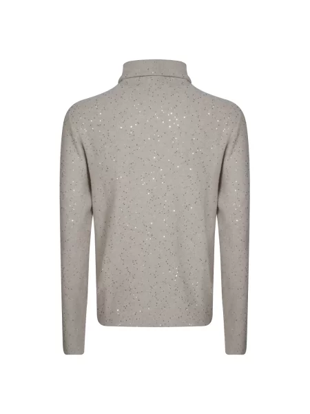 Sweter Antonelli Firenze wełniany beżowy