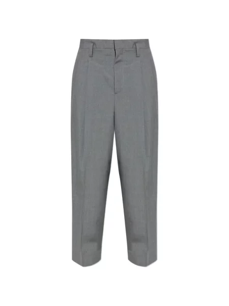 Pantaloni Jil Sander plisate gri
