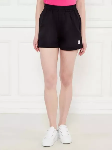 HUGO Pantaloni scurți | Relaxed fit negru
