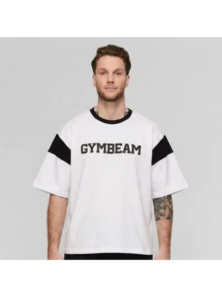 Koszulka oversize Premium Heavyweight Varsity czarna