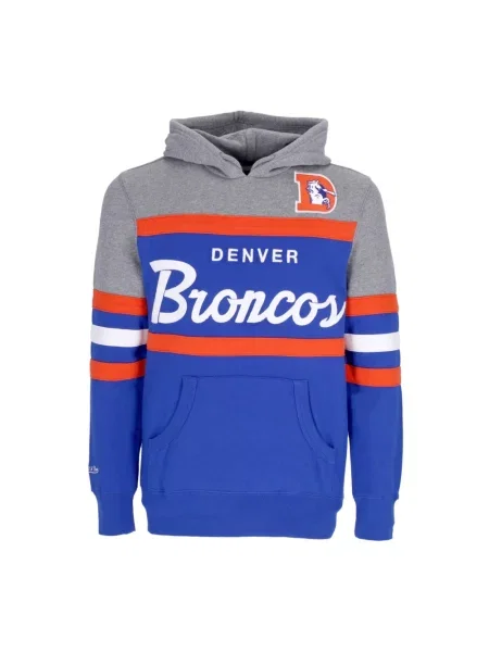 Bluza z kapturem Mitchell & Ness z kapturem szara