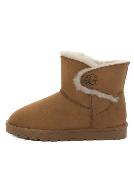 Island Boot Kozačky KABRIELA / kaštanově hnědá