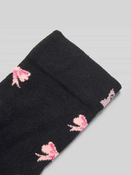 Skarpety Happy Socks z kokardką czarne