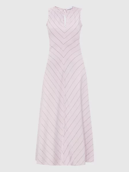 Платье Proenza Schouler в полоску розовое