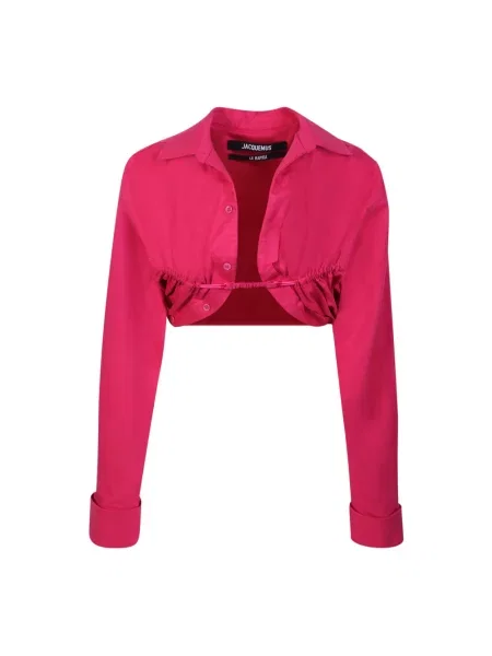 Kurtka koszulowa Jacquemus różowa