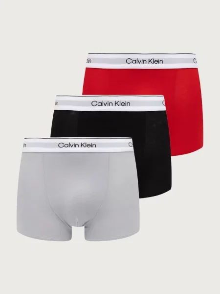 Calvin Klein Underwear testhezálló boxeralsó férfi elasztánnal csomag piros
