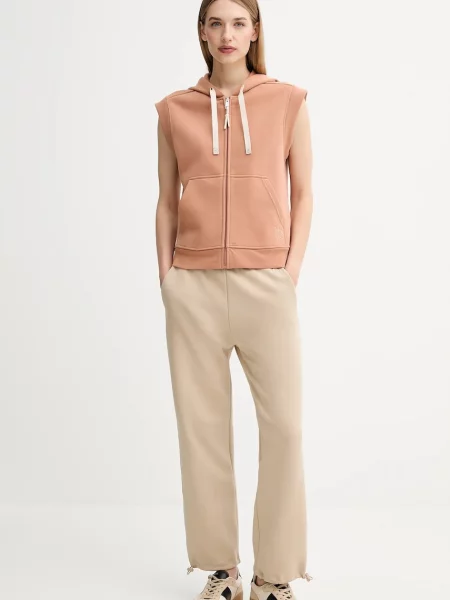 Кофта Weekend Max Mara PANK з капюшоном однотонна коричневий